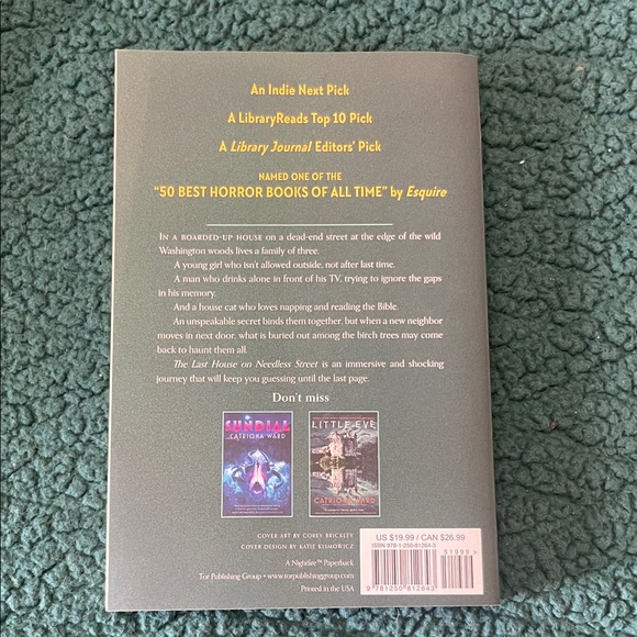 The Last House on Needless Street paperback book by Catriona Ward NWT - Picture 2 of 10